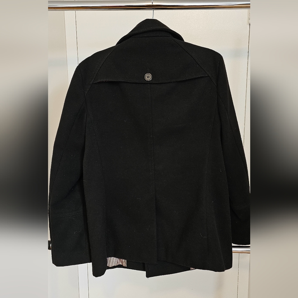 Double Breasted Six-Button Peacoat - Picture 2 of 5